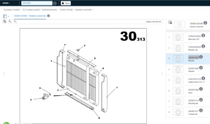 330901420 - Water side of the radiator